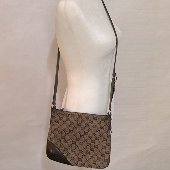 GG Canvas Horse Bit Vintage Authentic Crossbody Bag - Picture 2 of 8